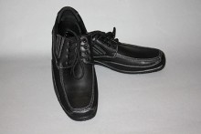 Туфли мужские кожзам на шнурках