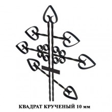 Крест металлический 004